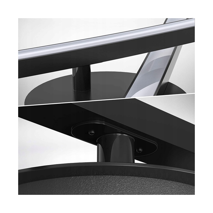 LED taklampa 2xLED/6W/230V 3000K svart