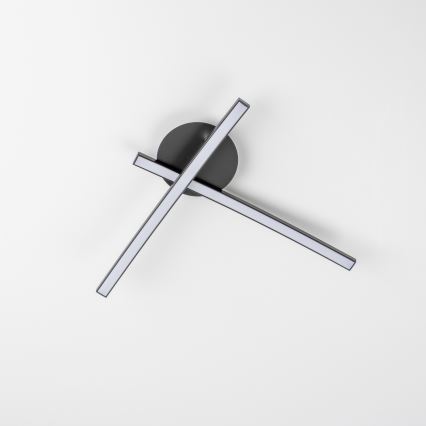 LED taklampa 2xLED/6W/230V svart