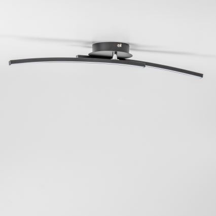 LED taklampa 2xLED/6W/230V svart