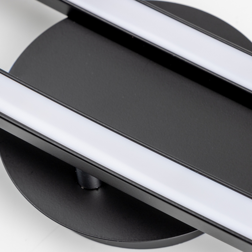 LED taklampa 2xLED/6W/230V svart