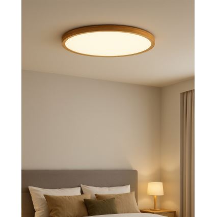 LED-taklampa, 32 W, 230 V, 3000/4000/6500 K, Ø 40 cm, beige