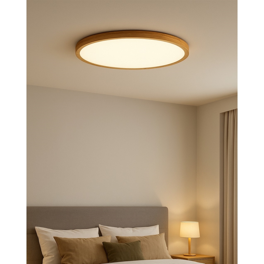 LED-taklampa, 32 W, 230 V, 3000/4000/6500 K, Ø 40 cm, beige