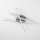 LED-taklampa 3xLED/3W/230V polerad krom
