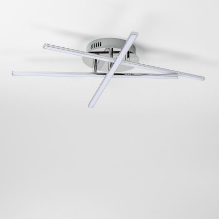 LED-taklampa 3xLED/3W/230V polerad krom