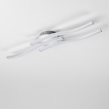 LED-taklampa 3xLED/6W/230V 3000K silverfärgad