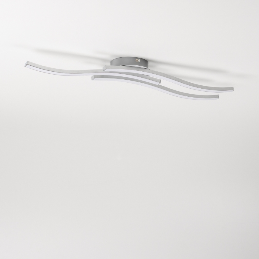 LED-taklampa 3xLED/6W/230V 3000K silverfärgad