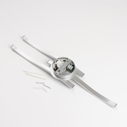 LED-taklampa 3xLED/6W/230V 3000K silverfärgad