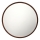 LED-taklampa, 40 W, 230 V — växbar färgtemperatur 3000/4000/6500 K, Ø 50 cm, brun