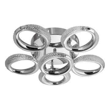 LED taklampa 6xLED/14W/230V 3000-5000K diameter 46 cm skinande krom