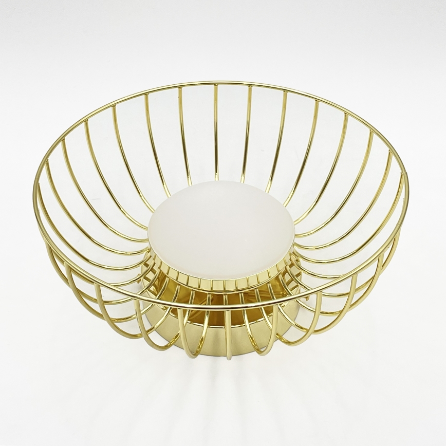 LED-taklampa BETSY LED/12W/230V Ø 25 cm guld