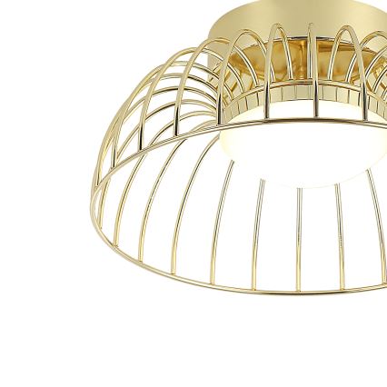 LED-taklampa BETSY LED/12W/230V Ø 25 cm guld