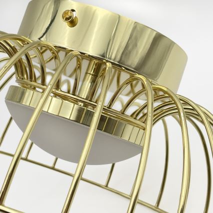 LED-taklampa BETSY LED/12W/230V Ø 25 cm guld