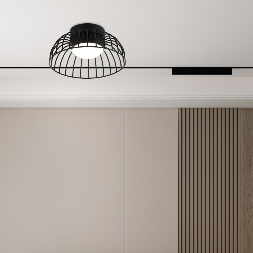 LED-taklampa BETSY LED/12W/230V Ø 25 cm svart