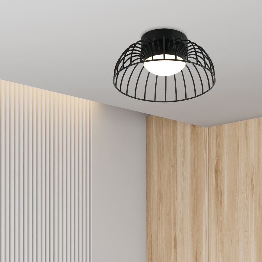 LED-taklampa BETSY LED/12W/230V Ø 25 cm svart