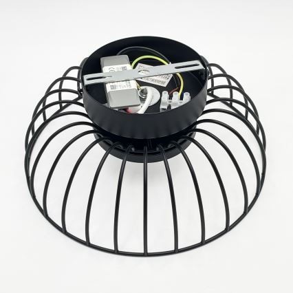 LED-taklampa BETSY LED/12W/230V Ø 25 cm svart