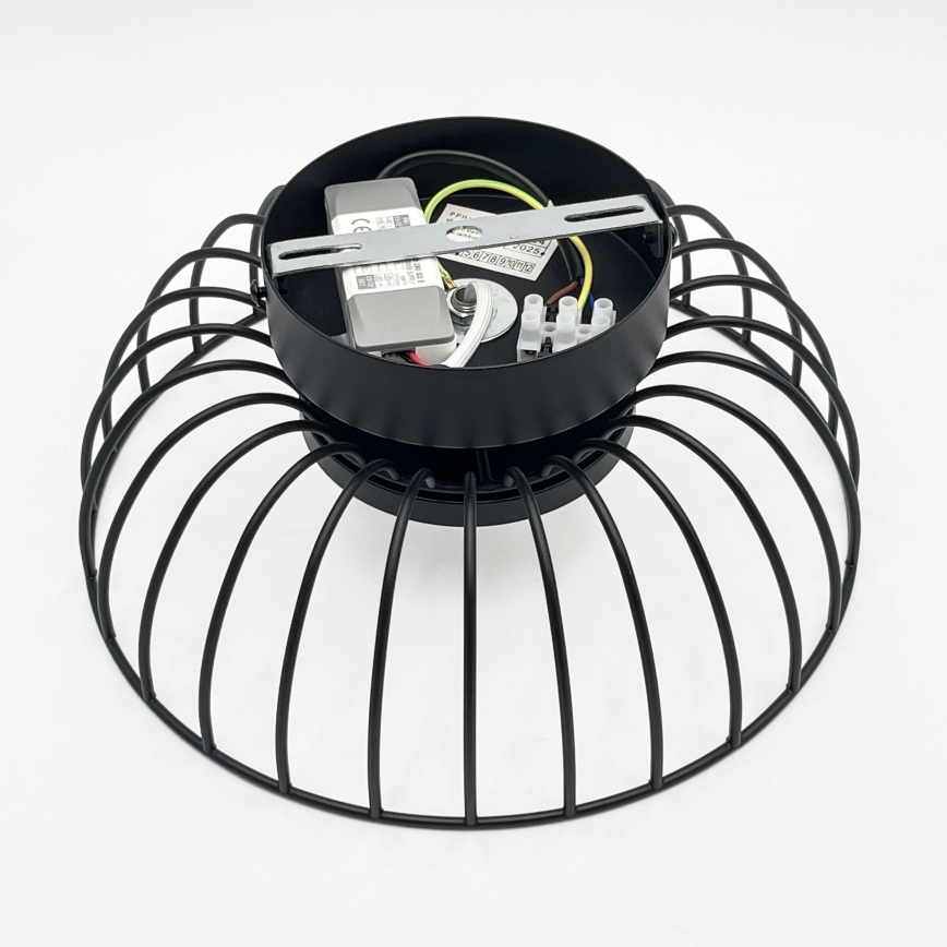 LED-taklampa BETSY LED/12W/230V Ø 25 cm svart