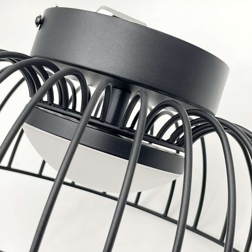 LED-taklampa BETSY LED/12W/230V Ø 25 cm svart