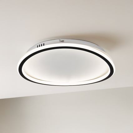 LED taklampa CALI LED/30W/230V Ø 40 cm svart