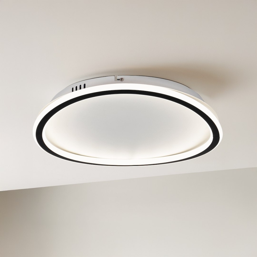 LED taklampa CALI LED/30W/230V Ø 40 cm svart