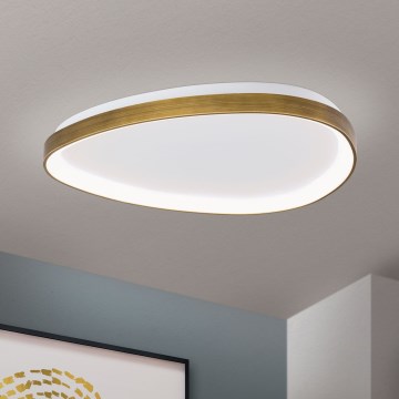 LED taklampa CHARLIE LED/48W/230V diameter 65 cm guld