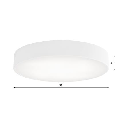 LED Taklampa CLEO LED/69W/230V 3000K Ø 50 cm vit