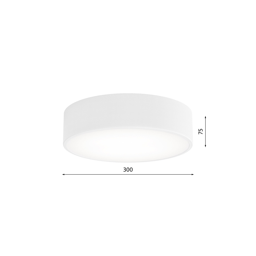 LED Taklampa CLEO LED/24W/230V 3000K Ø 30 cm vit