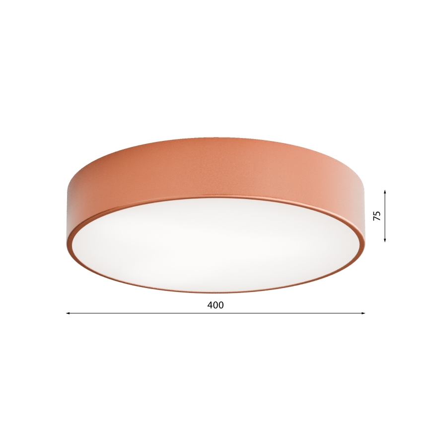 LED Taklampa CLEO LED/43W/230V 3000K Ø 40 cm koppar