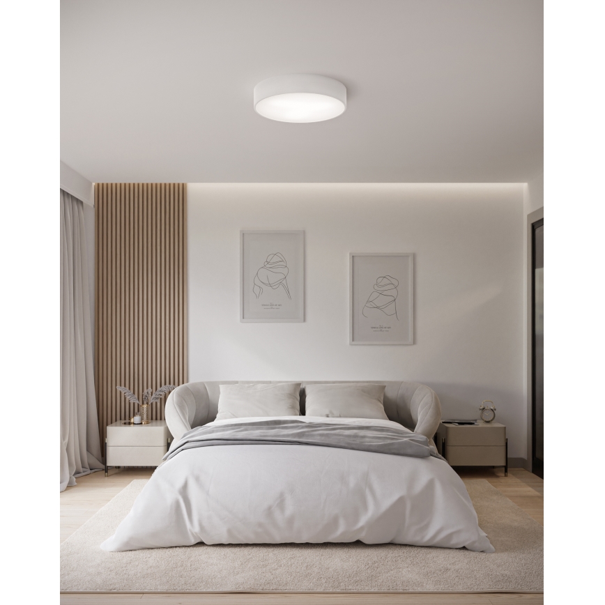 LED Taklampa CLEO LED/43W/230V 3000K Ø 40 cm vit
