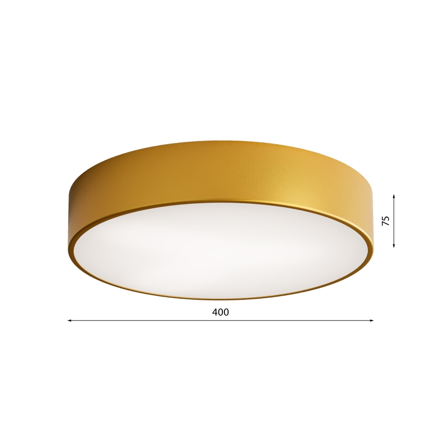 LED Taklampa CLEO LED/43W/230V 4000K Ø 40 cm guld