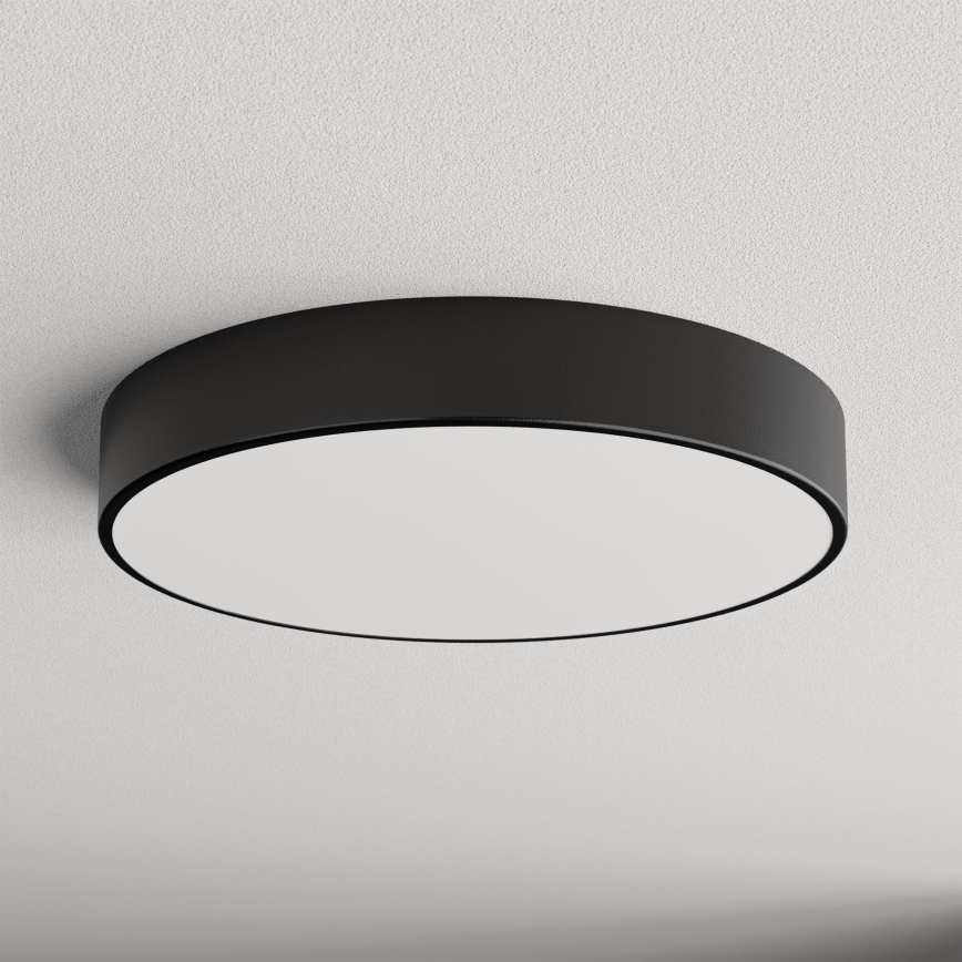 LED Taklampa CLEO LED/69W/230V 3000K Ø 50 cm svart