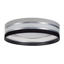 LED taklampa CORAL 1xLED/24W/230V svart /grå