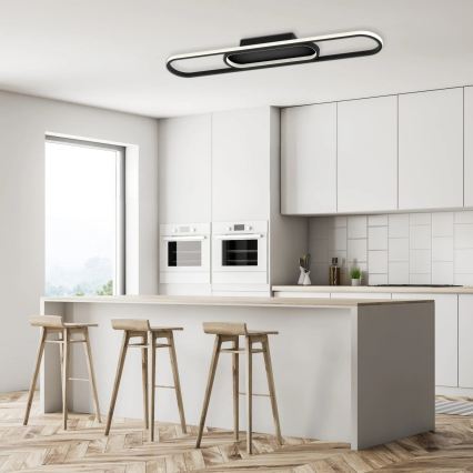 LED-taklampa CORDOBA LED/26W/230V svart