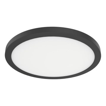 LED taklampa EVORA LED/18W/230V 3000/4000/6000K Ø 22,5 cm svart