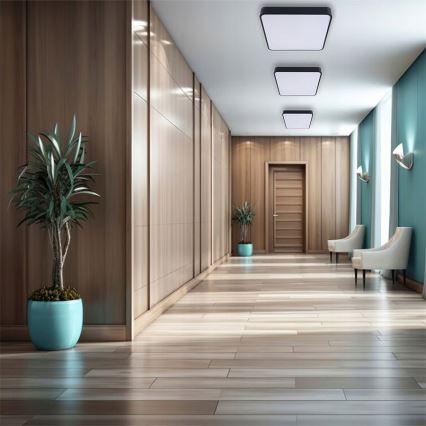 LED taklampa FELIZ LED/50W/230V 4000K 40x60 cm svart