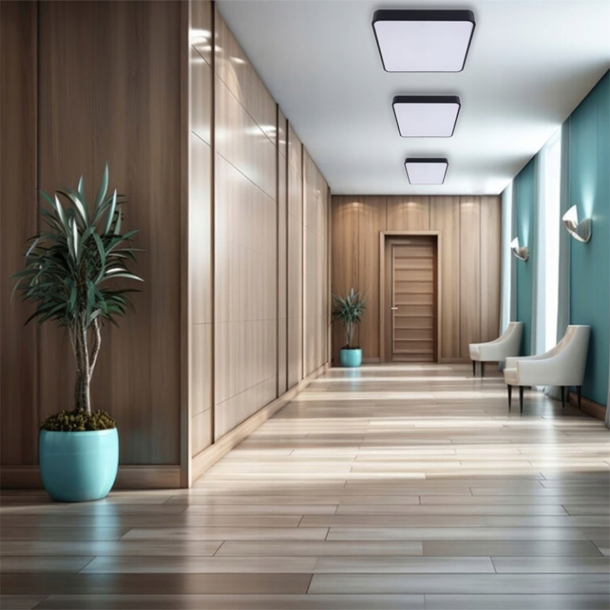 LED taklampa FELIZ LED/50W/230V 4000K 40x60 cm svart