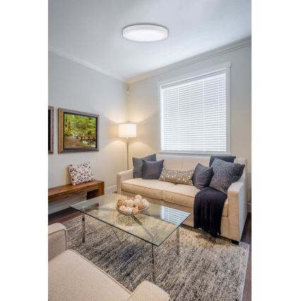 LED taklampa FENIX LED/12W/230V 3800K diameter 17 cm snö vit