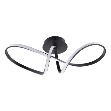 LED taklampa FLAVIA LED/33W/230V 24x61 cm svart