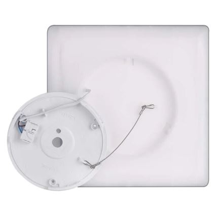 LED taklampa FLORI LED/18W/230V 4000K svart 29x29 cm