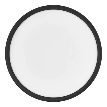 LED taklampa FLORI LED/18W/230V 4000K svart diameter 29 cm