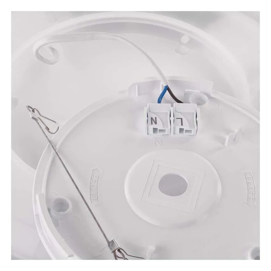 LED taklampa FLORI LED/18W/230V 4000K svart diameter 29 cm