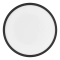 LED taklampa FLORI LED/22W/230V 4000K svart diameter 42 cm