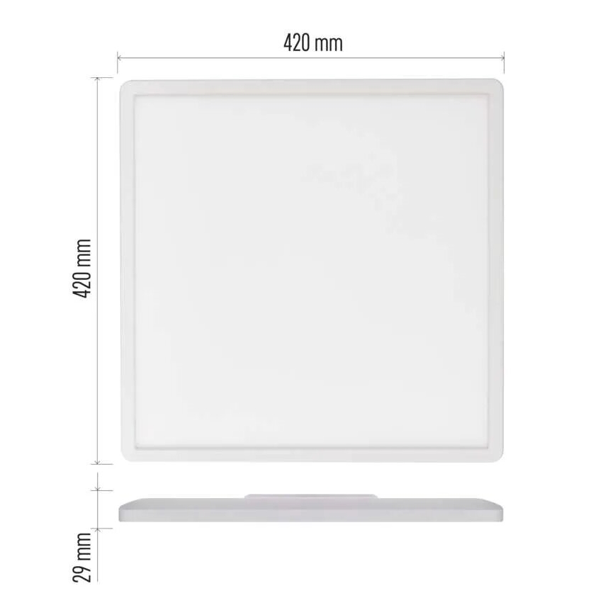 LED taklampa FLORI LED/22W/230V 4000K vit 42x42 cm