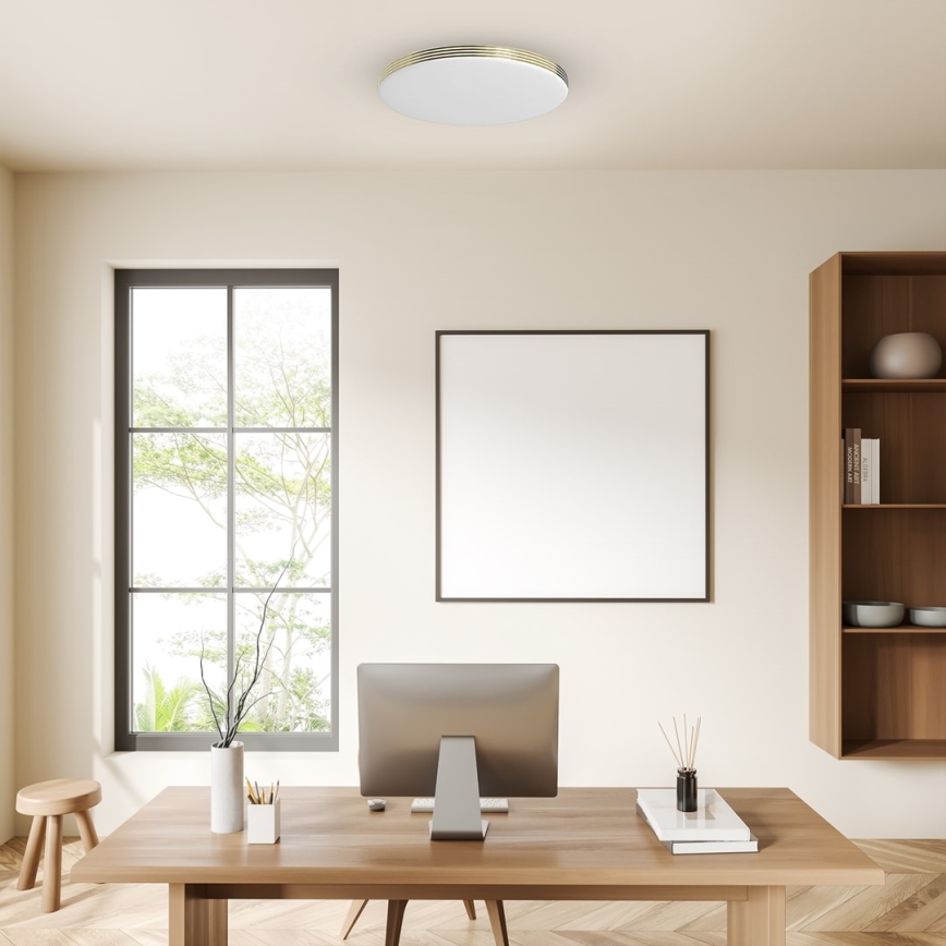 LED taklampa för badrum BEVER LED/16W/230V 4000K diameter 33 cm IP44