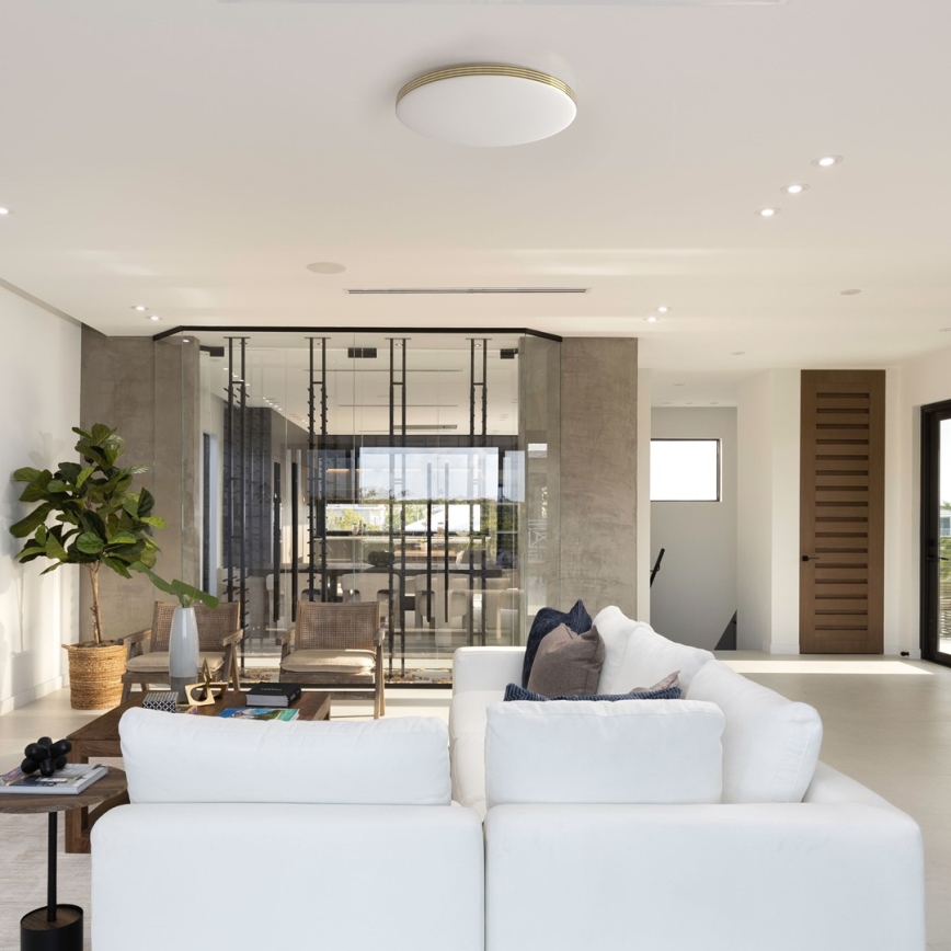 LED taklampa för badrum BEVER LED/16W/230V 4000K diameter 33 cm IP44