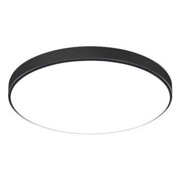 LED taklampa för badrum CARTER LED/12W/230V 6000K IP44 Ø 22 cm svart