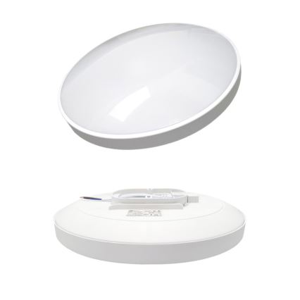 LED taklampa för badrum CIRCLE LED/12W/230V 4000K diameter 25 cm IP44 vit