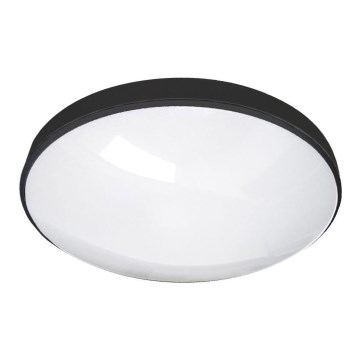 LED taklampa för badrum CIRCLE LED/24W/230V 4000K diameter 37 cm IP44 svart