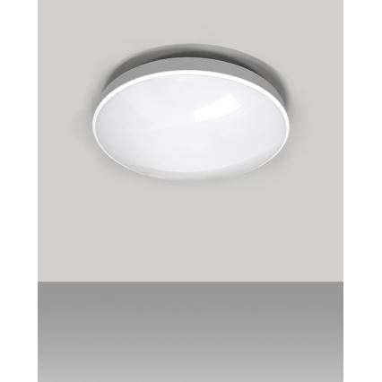 LED taklampa för badrum CIRCLE LED/24W/230V 4000K diameter 37 cm IP44 vit