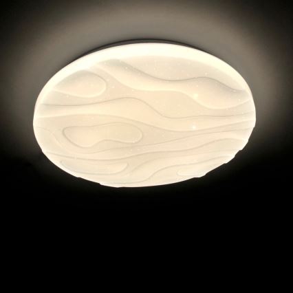LED taklampa för badrum CLOUD LED/24W/230V diameter 38 cm IP44