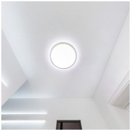 LED takarmatur för badrum DEFENDER LED/12/18/24W/230V 3000/4000/6500K IP65 Ø 30 cm vit